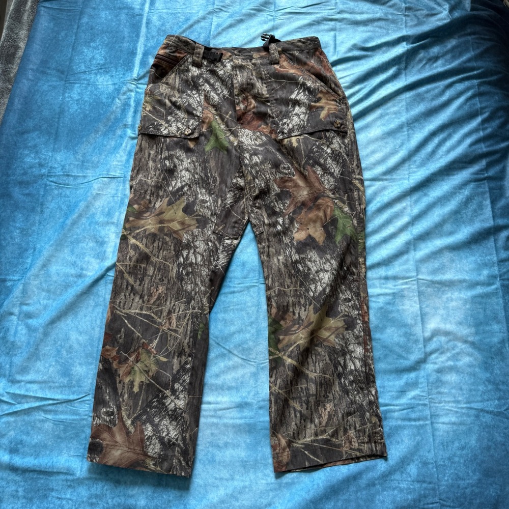 Vintage Gamehide Mossy Oak Break-Up Camo Cargo Hunting Pants Large Y2K